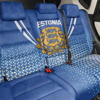 Custom Estonia Football Back Car Seat Cover Come One Kalevipojad