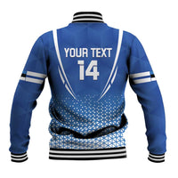 Custom Estonia Football Baseball Jacket Come One Kalevipojad