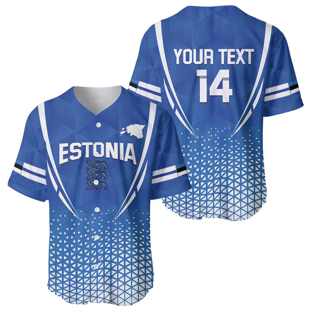 Custom Estonia Football Baseball Jersey Come One Kalevipojad