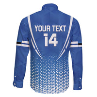 Custom Estonia Football Family Matching Long Sleeve Bodycon Dress and Hawaiian Shirt Come One Kalevipojad