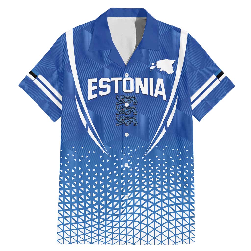 Custom Estonia Football Family Matching Mermaid Dress and Hawaiian Shirt Come One Kalevipojad