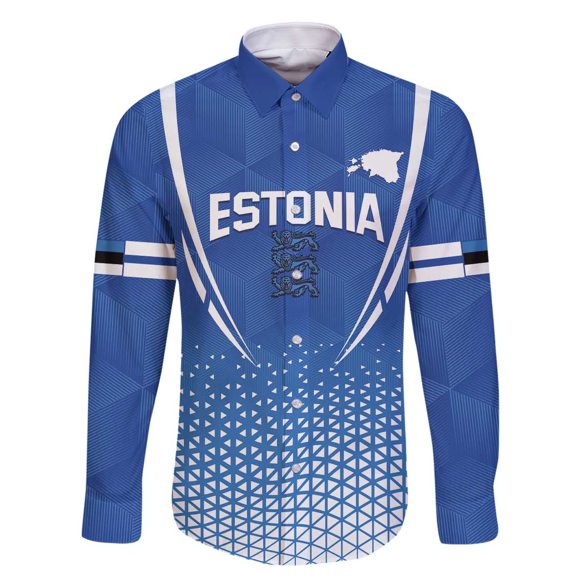 Custom Estonia Football Family Matching Off The Shoulder Long Sleeve Dress and Hawaiian Shirt Come One Kalevipojad