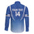 Custom Estonia Football Family Matching Off Shoulder Short Dress and Hawaiian Shirt Come One Kalevipojad
