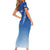 Custom Estonia Football Family Matching Short Sleeve Bodycon Dress and Hawaiian Shirt Come One Kalevipojad