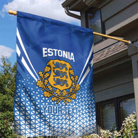 Custom Estonia Football Garden Flag Come One Kalevipojad