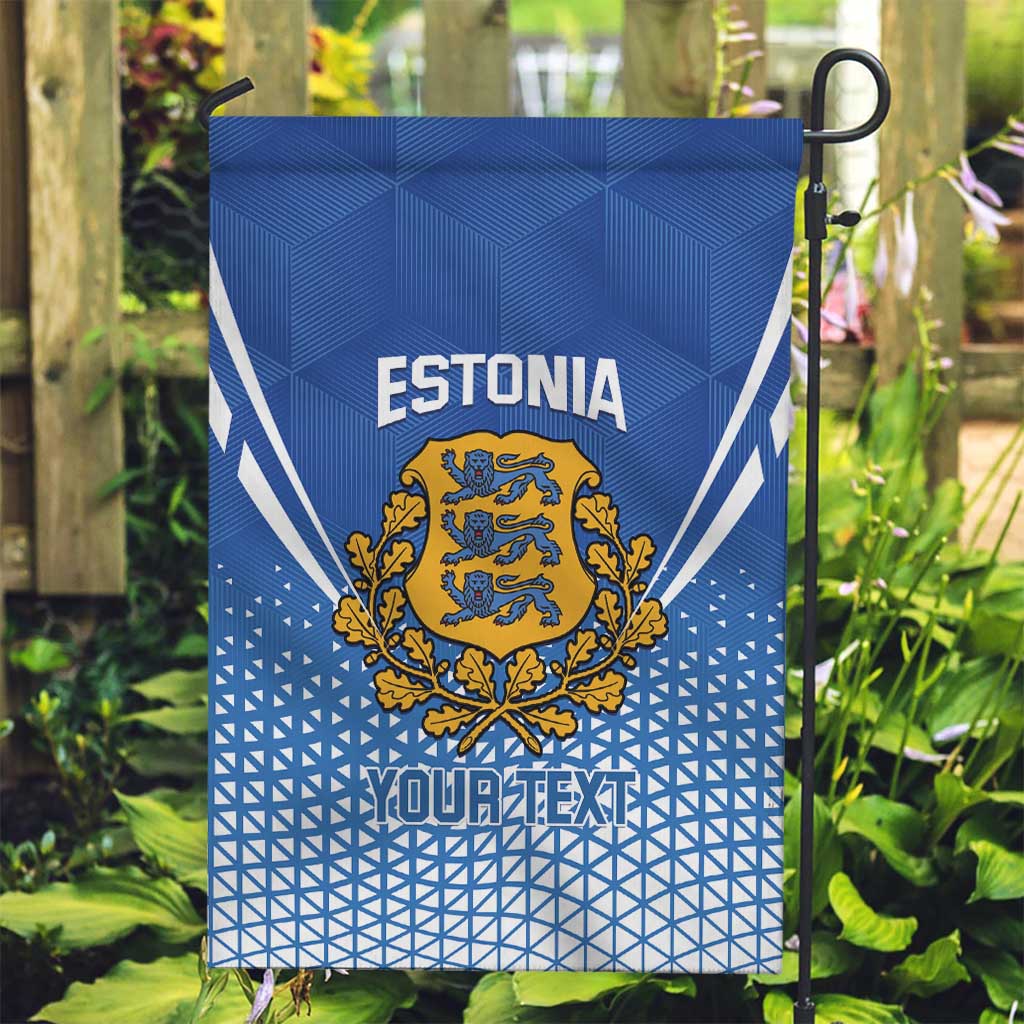 Custom Estonia Football Garden Flag Come One Kalevipojad