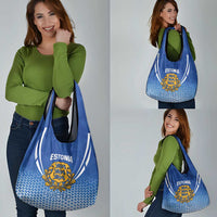 Custom Estonia Football Grocery Bag Come One Kalevipojad