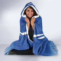 Custom Estonia Football Hooded Blanket Come One Kalevipojad
