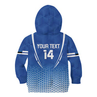 Custom Estonia Football Kid Hoodie Come One Kalevipojad