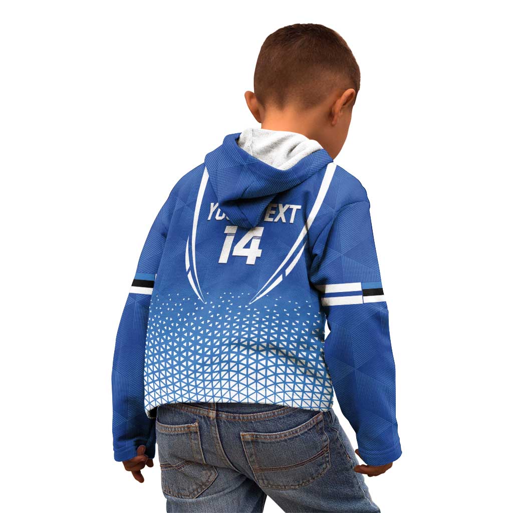 Custom Estonia Football Kid Hoodie Come One Kalevipojad