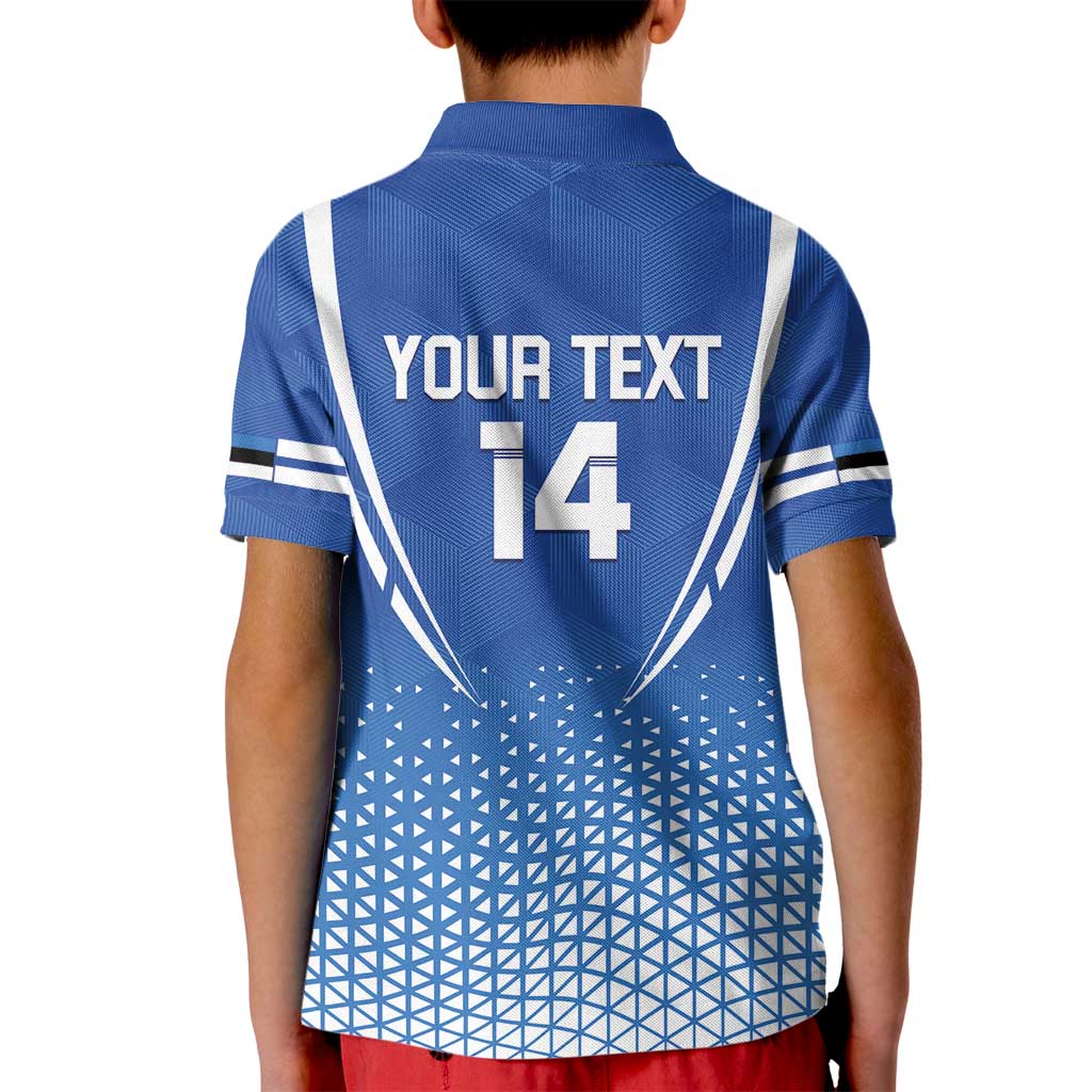 Custom Estonia Football Kid Polo Shirt Come One Kalevipojad