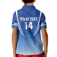 Custom Estonia Football Kid Polo Shirt Come One Kalevipojad