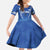 Custom Estonia Football Kid Short Sleeve Dress Come One Kalevipojad