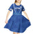 Custom Estonia Football Kid Short Sleeve Dress Come One Kalevipojad