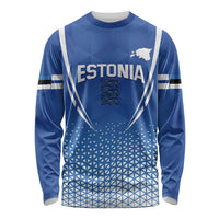 Custom Estonia Football Long Sleeve Shirt Come One Kalevipojad