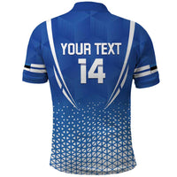 Custom Estonia Football Polo Shirt Come One Kalevipojad