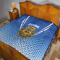 Custom Estonia Football Quilt Come One Kalevipojad