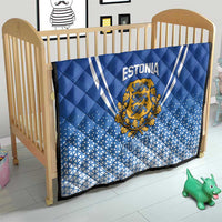 Custom Estonia Football Quilt Come One Kalevipojad