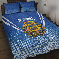 Custom Estonia Football Quilt Bed Set Come One Kalevipojad