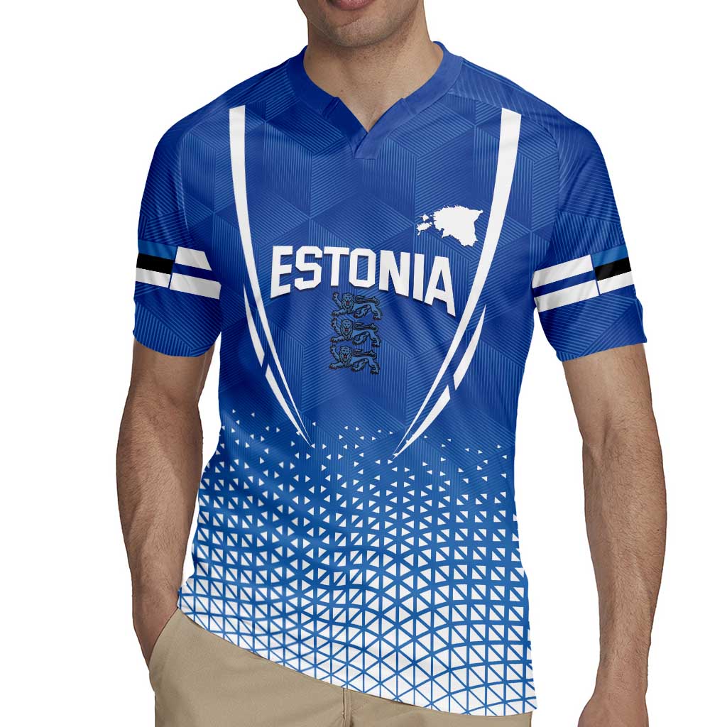 Custom Estonia Football Rugby Jersey Come One Kalevipojad