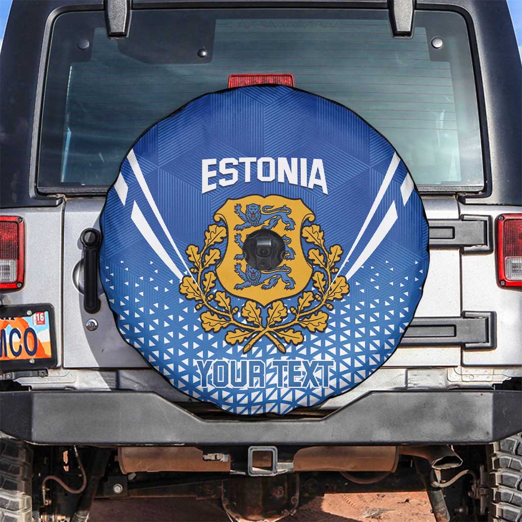 Custom Estonia Football Spare Tire Cover Come One Kalevipojad