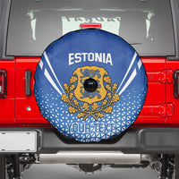 Custom Estonia Football Spare Tire Cover Come One Kalevipojad