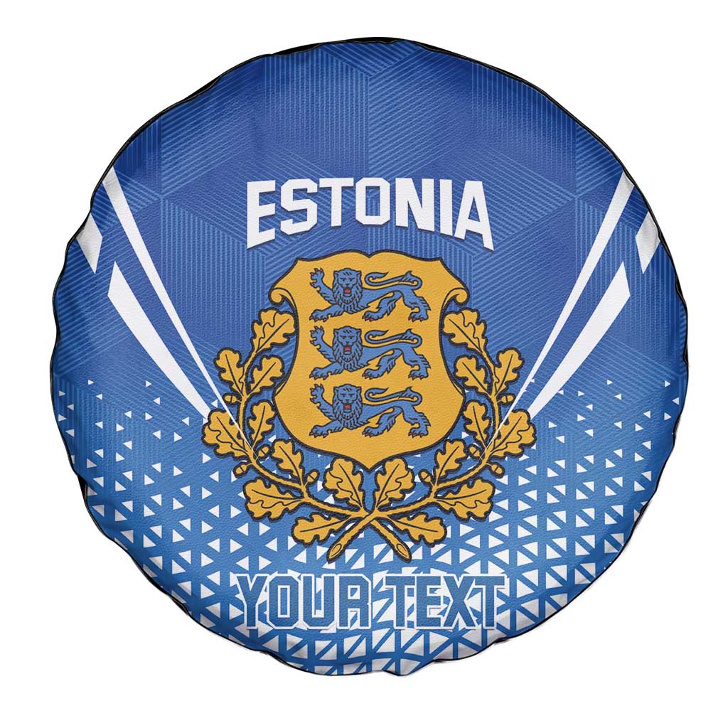 Custom Estonia Football Spare Tire Cover Come One Kalevipojad