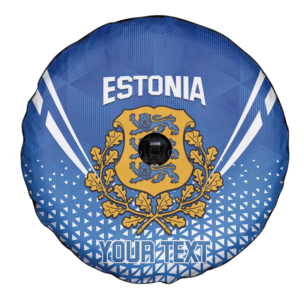Custom Estonia Football Spare Tire Cover Come One Kalevipojad