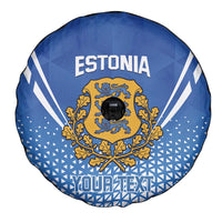 Custom Estonia Football Spare Tire Cover Come One Kalevipojad
