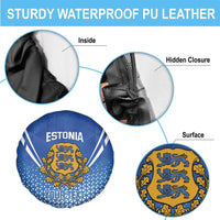 Custom Estonia Football Spare Tire Cover Come One Kalevipojad