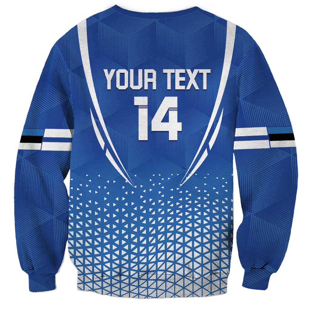 Custom Estonia Football Sweatshirt Come One Kalevipojad