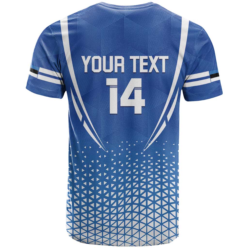 Custom Estonia Football T Shirt Come One Kalevipojad