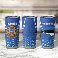 Custom Estonia Football Tumbler Cup Come One Kalevipojad