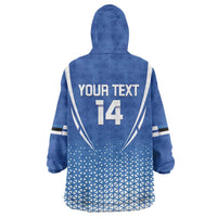 Custom Estonia Football Wearable Blanket Hoodie Come One Kalevipojad