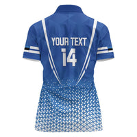 Custom Estonia Football Women Polo Shirt Come One Kalevipojad