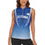 Custom Estonia Football Women Sleeveless Polo Shirt Come One Kalevipojad
