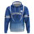 Custom Estonia Football Zip Hoodie Come One Kalevipojad