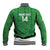 Custom Northern Ireland Baseball Jacket Go Green and White Army