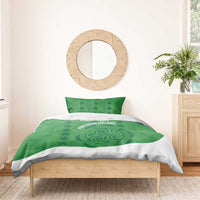 Custom Northern Ireland Bedding Set Go Green and White Army
