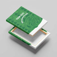Custom Northern Ireland Canvas Wall Art Go Green and White Army