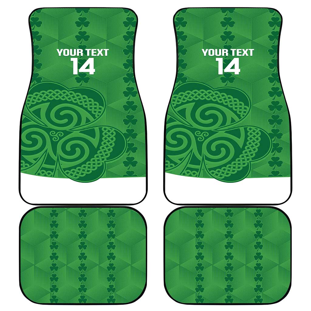 Custom Northern Ireland Car Mats Go Green and White Army