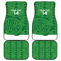 Custom Northern Ireland Car Mats Go Green and White Army