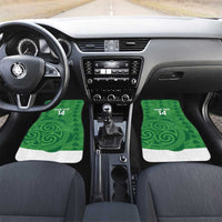 Custom Northern Ireland Car Mats Go Green and White Army
