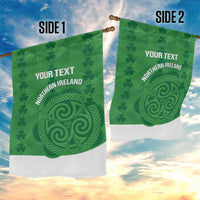 Custom Northern Ireland Garden Flag Go Green and White Army