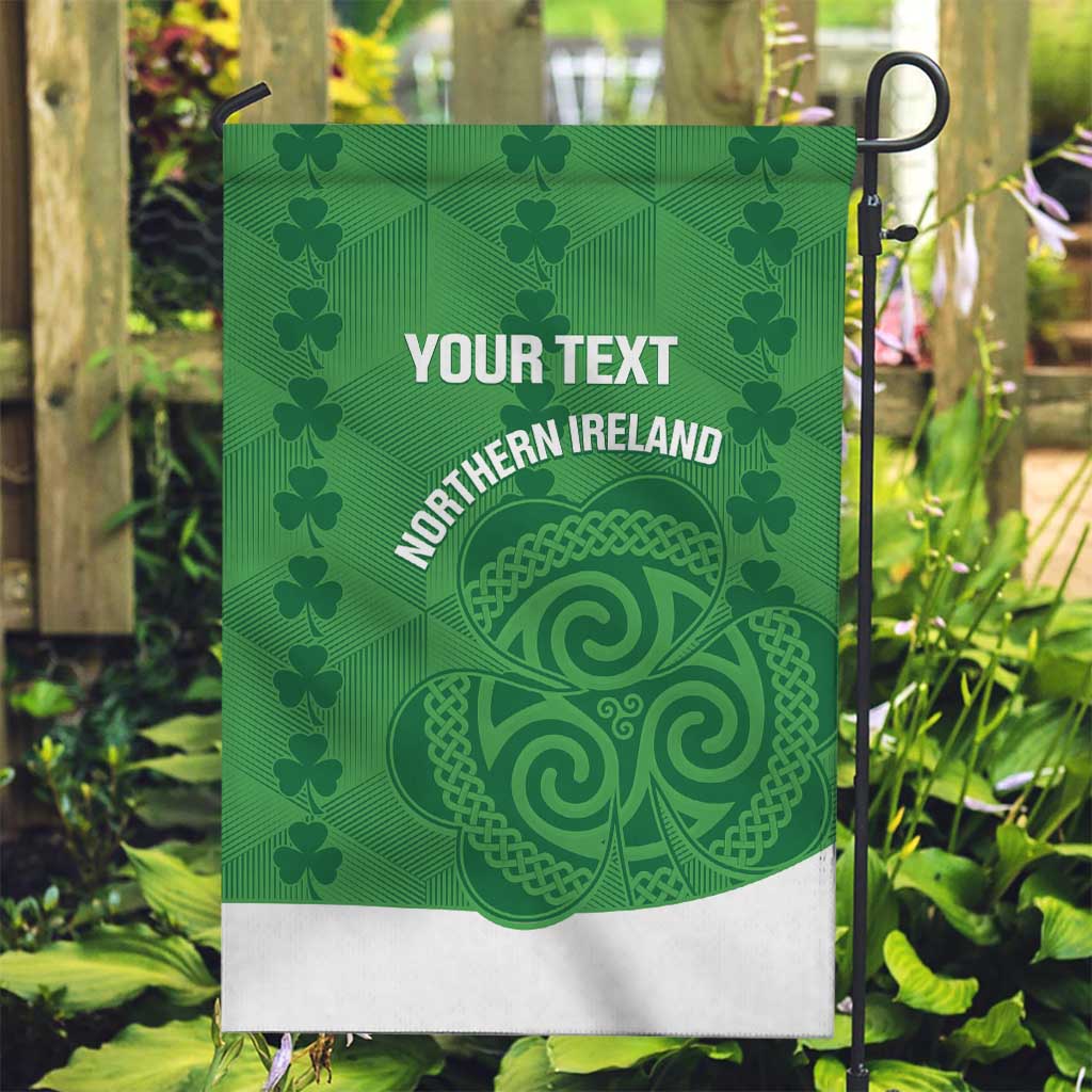 Custom Northern Ireland Garden Flag Go Green and White Army