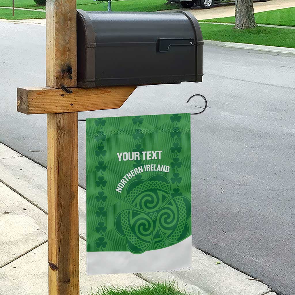 Custom Northern Ireland Garden Flag Go Green and White Army