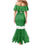 Custom Northern Ireland Mermaid Dress Go Green and White Army
