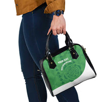 Custom Northern Ireland Shoulder Handbag Go Green and White Army