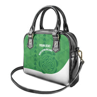 Custom Northern Ireland Shoulder Handbag Go Green and White Army