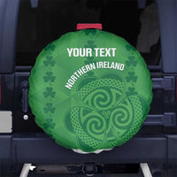 Custom Northern Ireland Spare Tire Cover Go Green and White Army